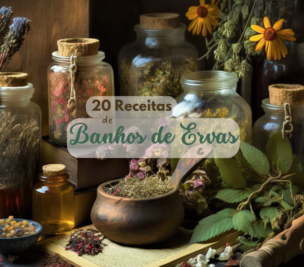 20 banhos de ervas para limpeza, proteção e cura da alma