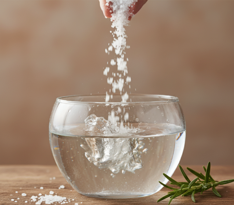 Sal grosso Banho de sal grosso